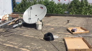 保定职业病医院大锅卫星安装